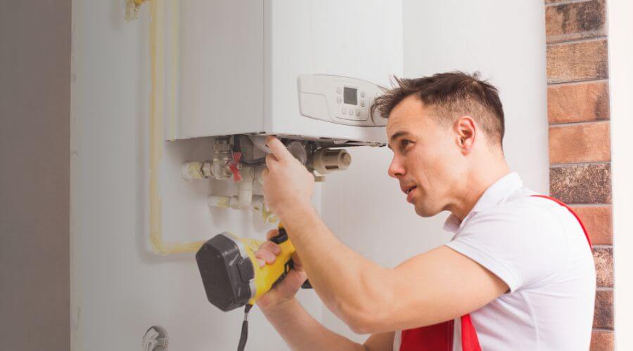 Local tankless water heater installation in Thornburg, IA
